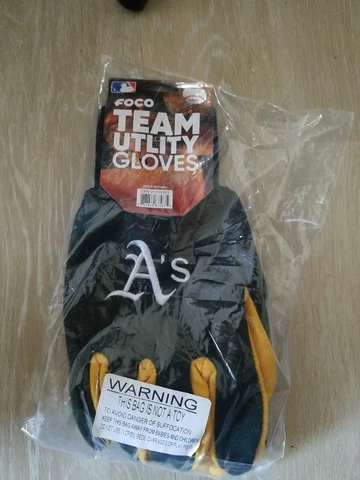 Oakland Athletics A's FOCO Team Utility Gloves Grips for Garden / Work / Winter Cover