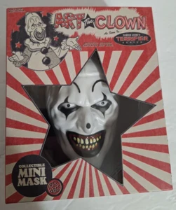 Terrifier - Arte El Payaso Coleccionable 6" Mini Máscara Trapos de Miedo Nuevo Envío Gratis - Imagen 1 de 8