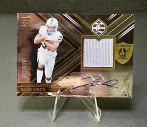 2022 Panini Limited - Rookie Patch Autographs #135 Zamir White /199 Raiders - Picture 1 of 4