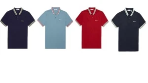 Ben Sherman Hombre Talla Grande Polo de Manga Corta 070758 ,2XL-5XL, 4 Colores - Imagen 1 de 50