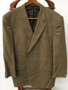 Ing Loro Piana Zelander Mitchells Westport Houndstooth Blazer Sport Coat Sz 48 R - Picture 1 of 12
