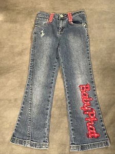 Vintage Y2K Children’s Baby Phat Jeans With Pink Embroidery Kids Size 6 - Picture 1 of 12