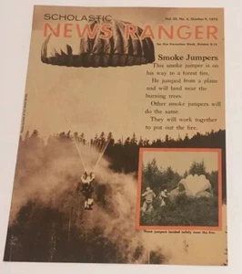 Vintage Scholastic News Ranger Rauchspringer 1972 Brandschutzwoche Wald - Bild 1 von 3