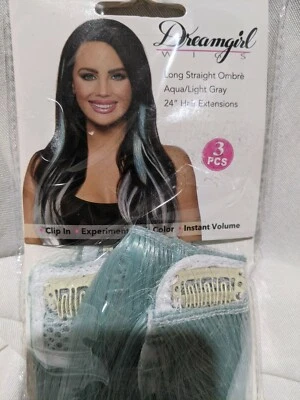 New Dreamgirl Wig 24" Straight Curly Wavy Halloween Dress Up You Choose! - Image 1 of 4