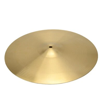 Prato profissional 18" 0,8mm liga de cobre passeio para conjunto de bateria dourado - Imagem 1 de 4