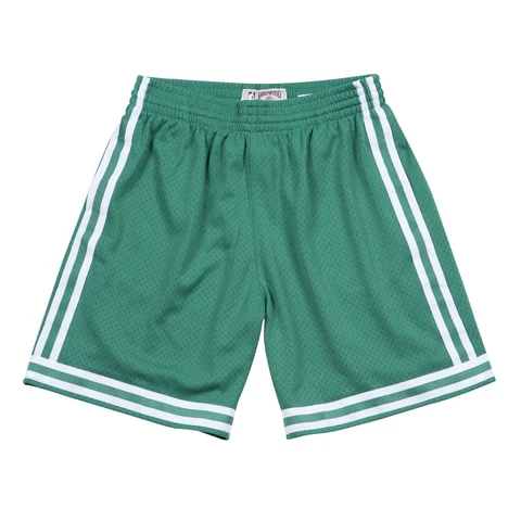 Mitchell & Ness NBA Swingman Road Shorts Boston Celtics 85-86 Green *NEW* Cover