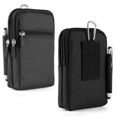 Waist Bag Belt Clip Phone Pouch Zip Case Holder For Samsung Galaxy A15 5G/A25 5G - Image 1 of 4