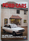 Ford Cars Range Brochure 1981 - Fiesta Escort Cortina Capri Granada XR3