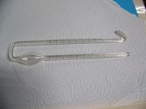 Capillary Viscometer Type Glassware with dual 100mm graduations and 5 ml bulb - Picture 1 of 3