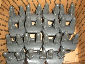 3/4" PVC beschichtet rechtwinklige Balkenklemme RobRoy Menge 15 Plastibond - Bild 1 von 4