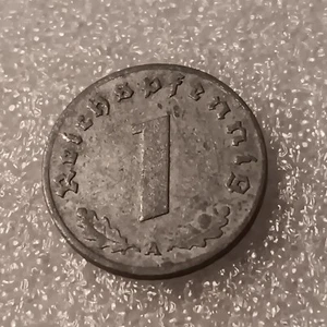 1940 World War 2 1 Reichspfennig~ Germany, Has Flaws , See Photos!! - Picture 1 of 16