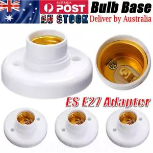 ES E27 Adapter Bulb Base E27 Edison Screw Bayonet Converter Adapter Fixing Stand - Picture 1 of 8