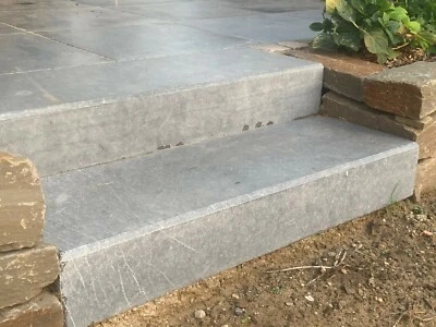 Blaustein Treppenstufe Blockstufe 100x32x15cm Gotik Naturstein - Bild 1 von 3