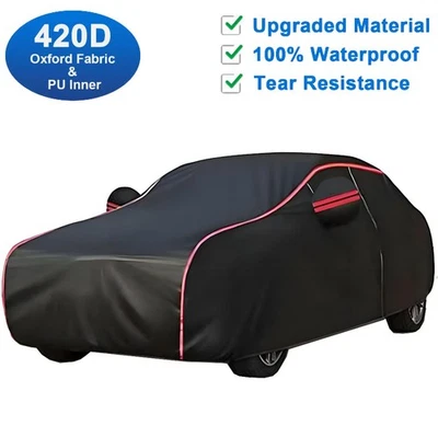 For Ford Mustang GT Car Full Cover Outdoor Waterproof Scratchproof All Weather Foto 1 de 4