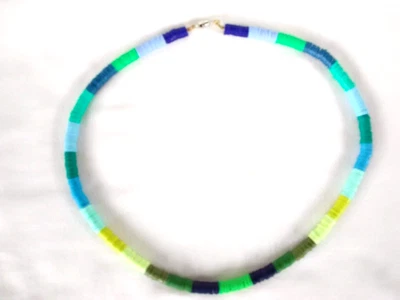 Collar Unisex 20" Heishi Étnico Tribal Surfer Cuentas Vendedor EE. UU. Regalo Foto 1 de 4