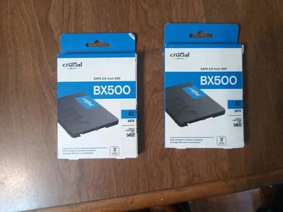 Brand New-Sealed Crucial BX500 4TB 3D SATA 2.5-inch SSD - Image 1 of 4