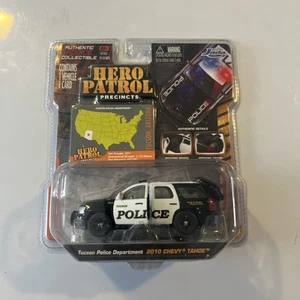 JADA HERO PATROL TUCSON POLICE DEPARTMENT 2010 CHEVY TAHOE 1:64 WAVE ONE DIECAST - Picture 1 of 5