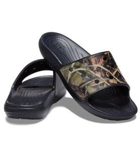Sandali Crocs Classic Realtree mimetici slide taglia M 10/W taglia 12 #206521 NUOVI - Foto 1 di 5