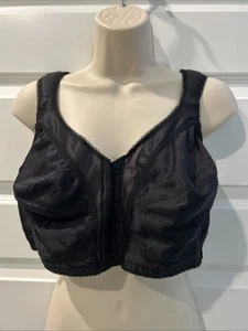 NUEVO Sujetadores Playtex 4695 18 Horas Personalizados Flex Cierre Frontal Negro Talla 44 C - Imagen 1 de 7