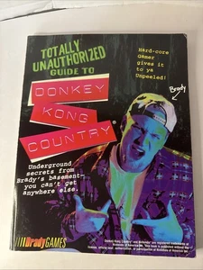 Guida Giocatori Rivista SNES Giochi Brady Country Donkey Kong Totalmente Non Autorizzata - Foto 1 di 7