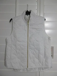 GOTTEX WESTE PACKABLE WHITE Größe LARGE Neu mit Etikett - Bild 1 von 15