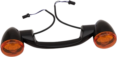 Kit de señal de giro trasero Drag Specialties negro para Harley Davidson 1999-2022 Foto 1 de 2