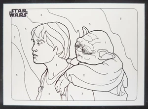 2025 Topps Chrome Star Wars Luke Skywalker / Yoda By the Number #CP-23 JL - Picture 1 of 10