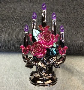 Bath & Body Works Wallflowers Halloween Candelabra & Roses Nightlight Projector - Picture 1 of 8