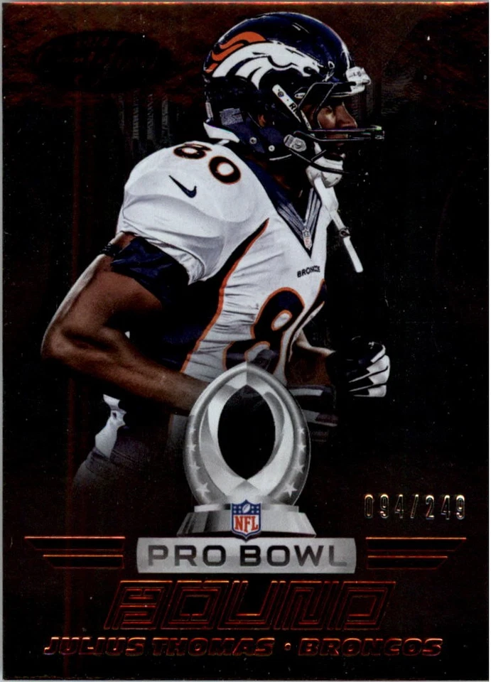 2014 Certified Pro Bowl Bound Red #12 Julius Thomas /249 - FB - Image 1 of 2
