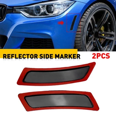2X Marcador lateral reflector parachoques delantero para BMW Serie 5 530i F10 550i 2011-2016 Foto 1 de 4