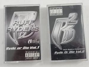 Ruff Ryders Ryde Or Die Vol. I and 11 Cassette Tape Rap Hip Hop - Picture 1 of 11