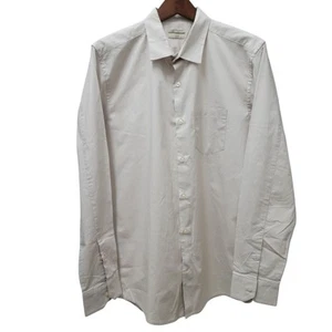 Calvin Klein Men's Fitted Long-Sleeves Button-Up Shirt Size Large Excellent... - Picture 1 of 7