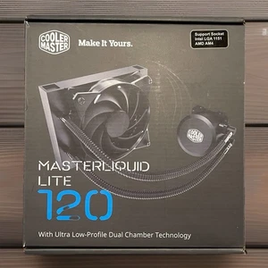 NUOVO Cooler Master MLW-D12M-A20PW-R1 MasterLiquid Lite 120 Liquid CPU Cooler v1 - Foto 1 di 7