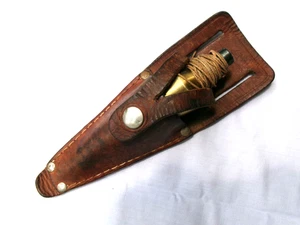 HERMOSA PLOMADA LIETZ 16 ONZAS CON ESTUCHE DE CUERO - Imagen 1 de 5