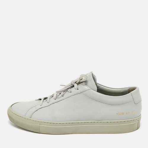 Common Projects Sneaker stringate Achille in pelle grigia taglia 43