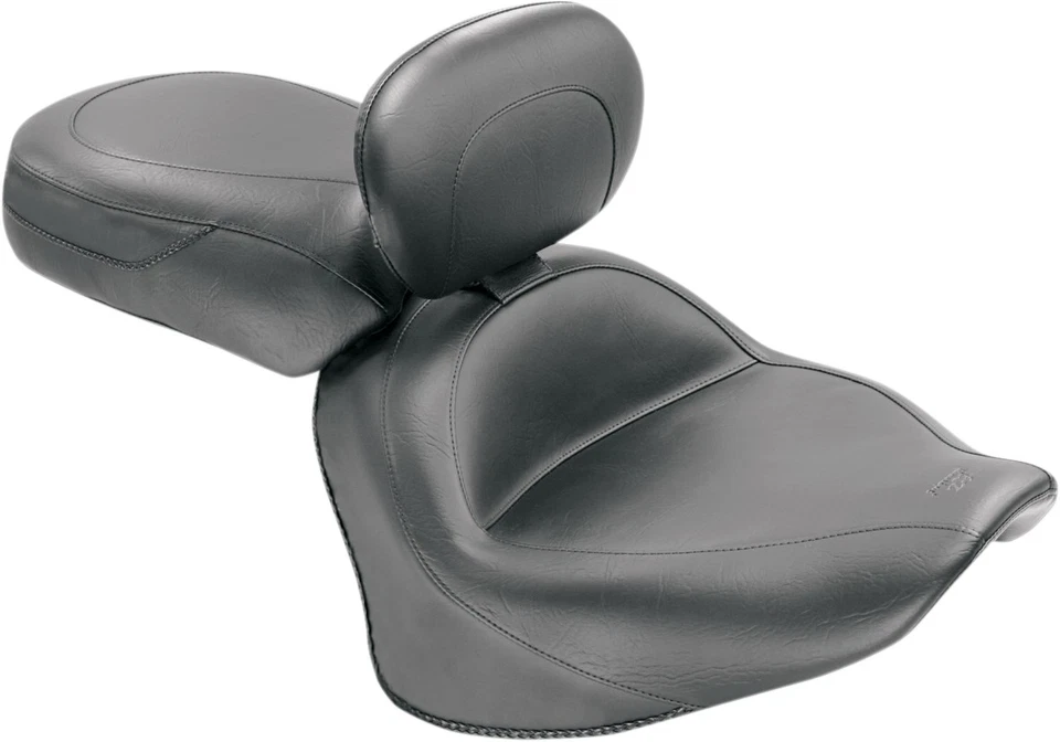 Asiento Mustang Wide Touring de dos piezas con respaldo para conductor vintage 79477 Foto 1 de 1