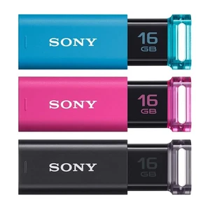 Sony USB Memory USB3.0 16GB 3pcs Capless USM16GU 3C Flash Drive Computer Japan - Picture 1 of 8