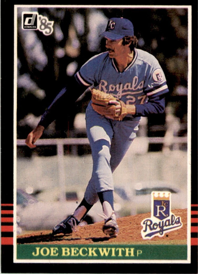 1985 Donruss Joe Beckwith 100 Baseball Cards #541 - Image 1 of 2