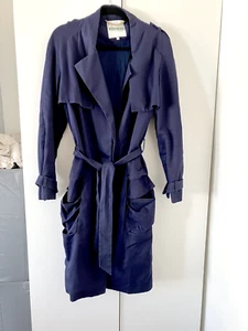 KENZO gabardina azul con botones dorados - Imagen 1 de 8