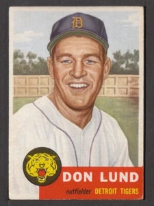 1953 Topps #277 Don Lund Detroit Tigers vg-ex Set Break - Picture 1 of 2