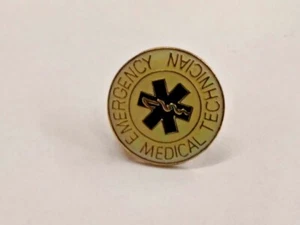 Emergency Medical Technician EMT Lapel Pin Blue Star of Life Tac EMS Ambulance  - Picture 1 of 2