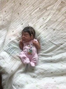 FULL BODY Miniature SILICONE BABY Girl - Picture 1 of 24