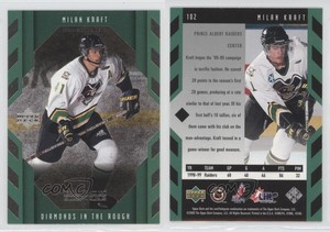1999-00 Upper Deck Black Diamond Milan Kraft #102 Rookie RC