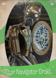 [DIGITAL] Topps Star Wars -  Star Navigator Droid - Droids 24 W3 - Green - Picture 1 of 1