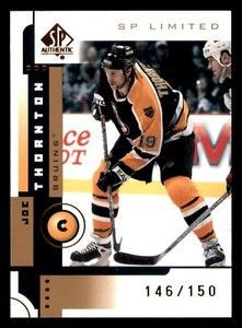 2001-02 SP Authentic SP Limited #6 Joe Thornton #146/150