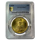 1924 $20 Saint-Gaudens Gold Double Eagle MS-67 PCGS