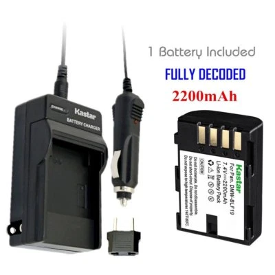 Batería y cargador regular DMW-BLF19 para Panasonic Lumix DMC-GH4H GH4A, DC-GH5 G9 Foto 1 de 4