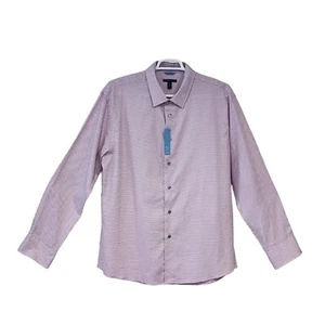van heusen Studio Long Sleeve dress shirt Pink Orchard XXL - Picture 1 of 11
