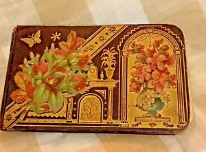 Antique Victorian Autograph Album Blodgett’s Mills New York 1880's Virge Low NY - Picture 1 of 24