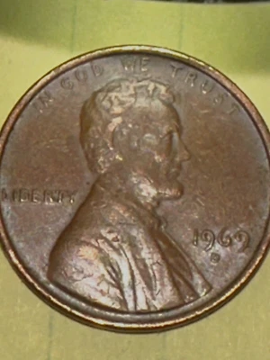 1969 D Double Strike Error's on E ,No FG,Ghost No Lincoln Memorial,Floating Roof - Image 1 of 4